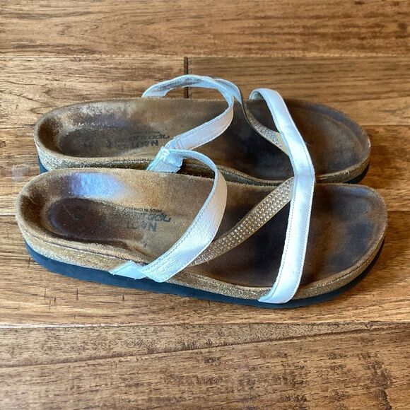 NAOT Hawaii Rhinestone Strappy Slide Sandals Size 41 - Picture 2 of 10